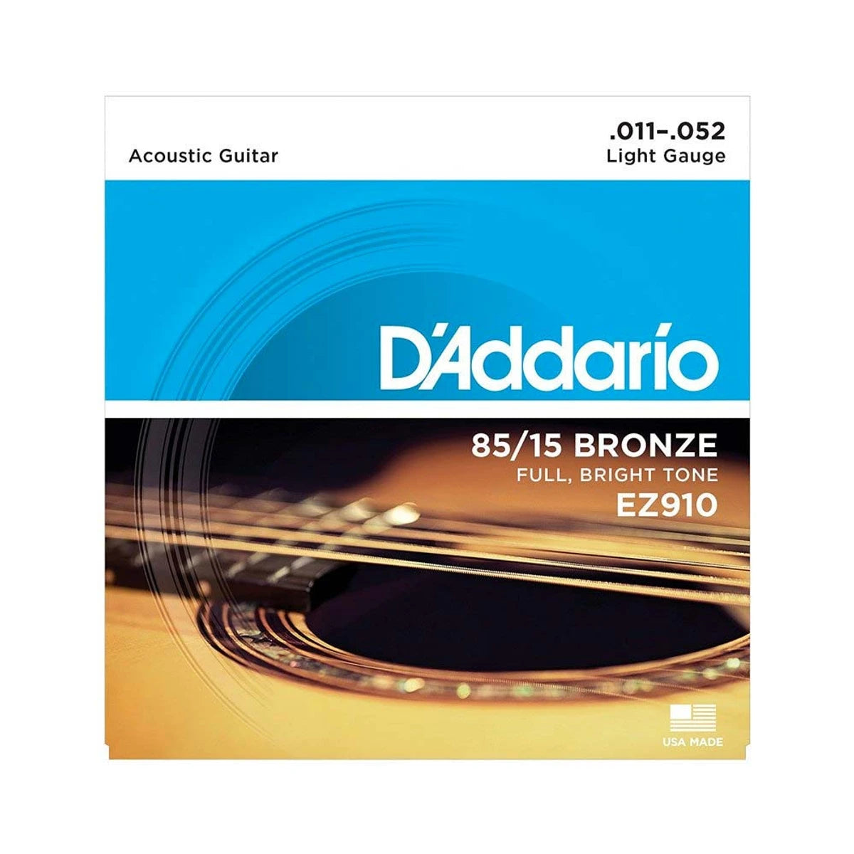 Encordadura D Addario EZ-910 Para Guitarra Electroacustica