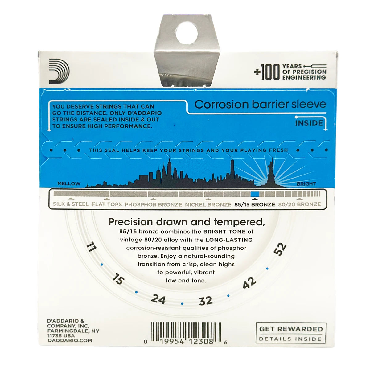 Encordadura D Addario EZ-910 Para Guitarra Electroacustica