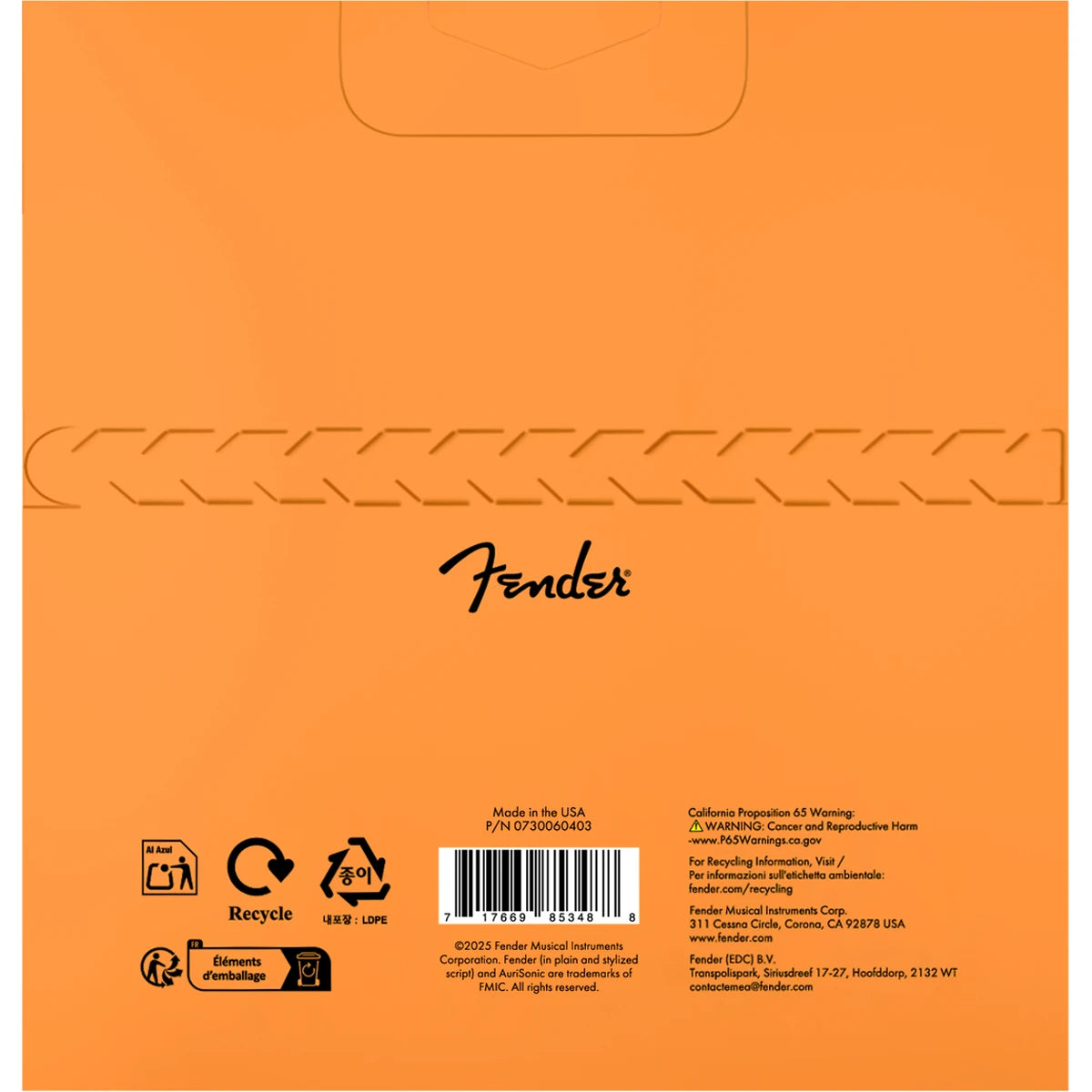 ENCORDADURA FENDER P/GUITARRA ELECTROACUSTICA 60L PHOSPOR BRONZE .12-.53, 0730060403