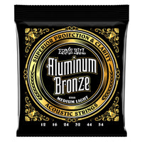 Thumbnail for Encordadura Ernie Ball 2566 Para Guitarra Electroacustica Bronze Light 12-54