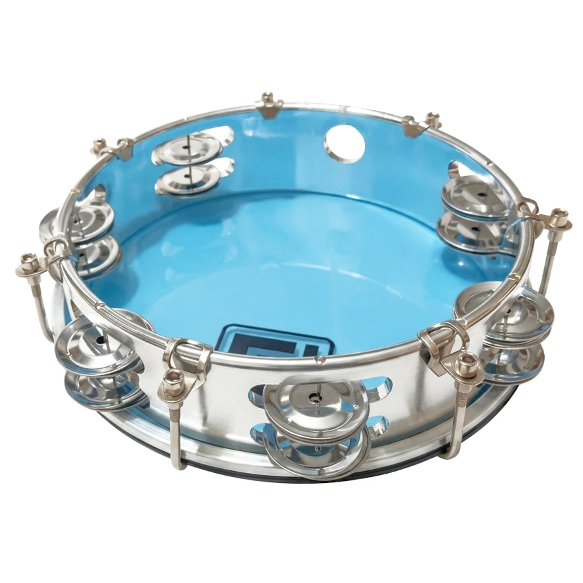 Pandero LM Drums HD-C8SL Plateado 8 Pulgadas