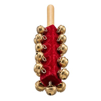 Thumbnail for Sonaja De Puño Otto G150 De Madera Con Felpa Roja 21 Cascabeles Dorados