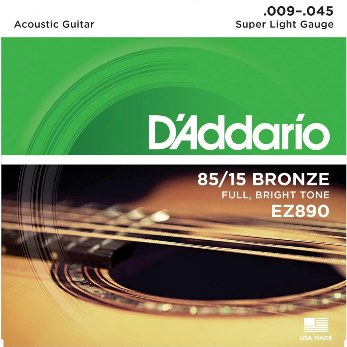 Encordadura D Addario EZ-890 Para Guitarra Electroacustica Bronze