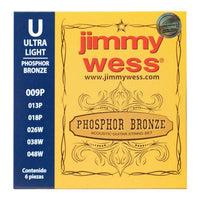 Thumbnail for Encordadura Jimmy Wess JWGA-809BF Para Guitarra Electroacustica Bronce 09-048