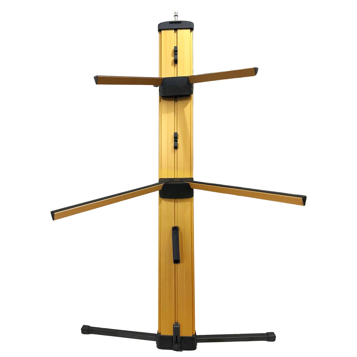 STAND/ATRIL ROMMS P/2 TECLADOS BRAZOS AJUSTABLES COBRE-DORADO, MS-120CO