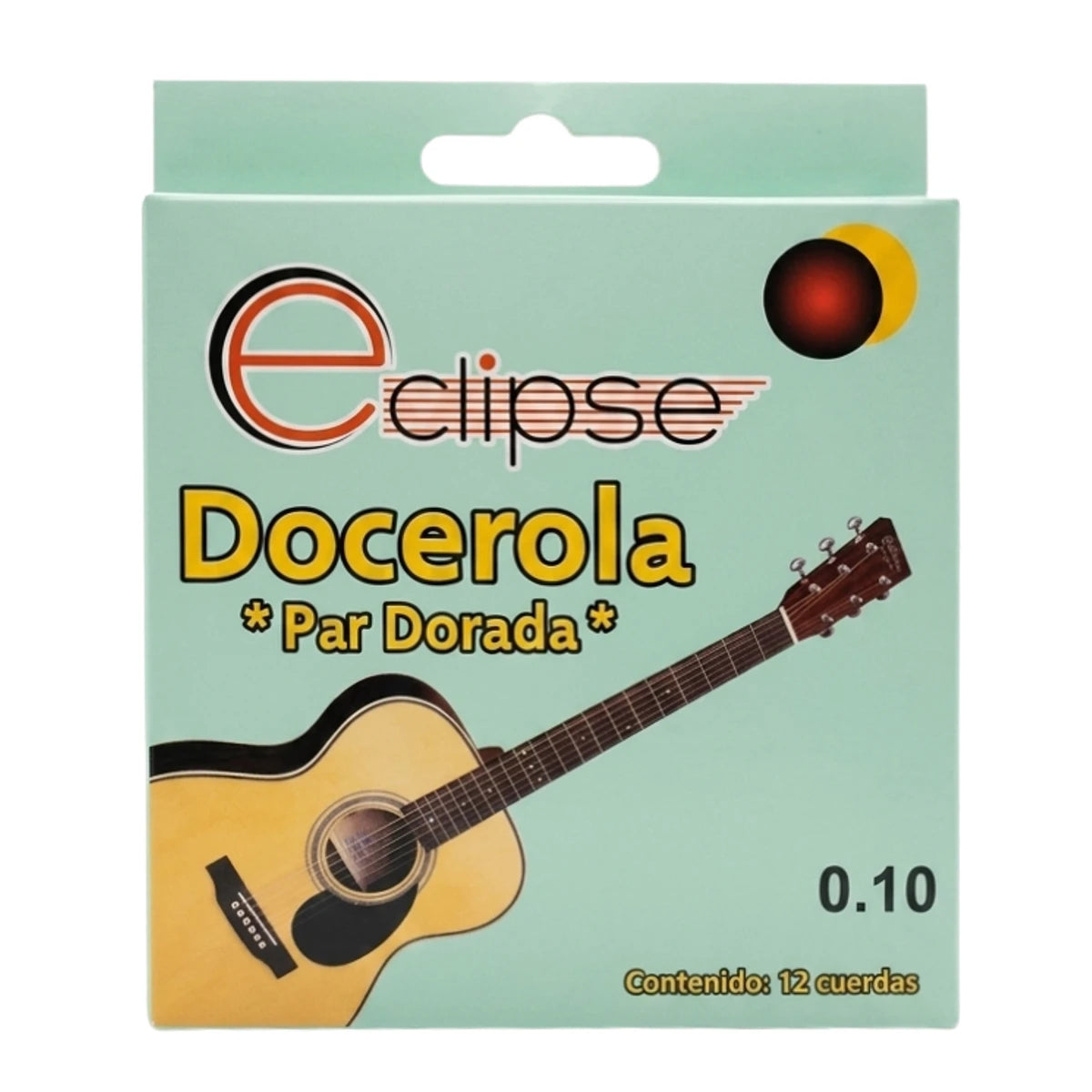 ENCORDADURA ECLIPSE P/GUITARRA 12 CDAS. BRONCE, GD-PD