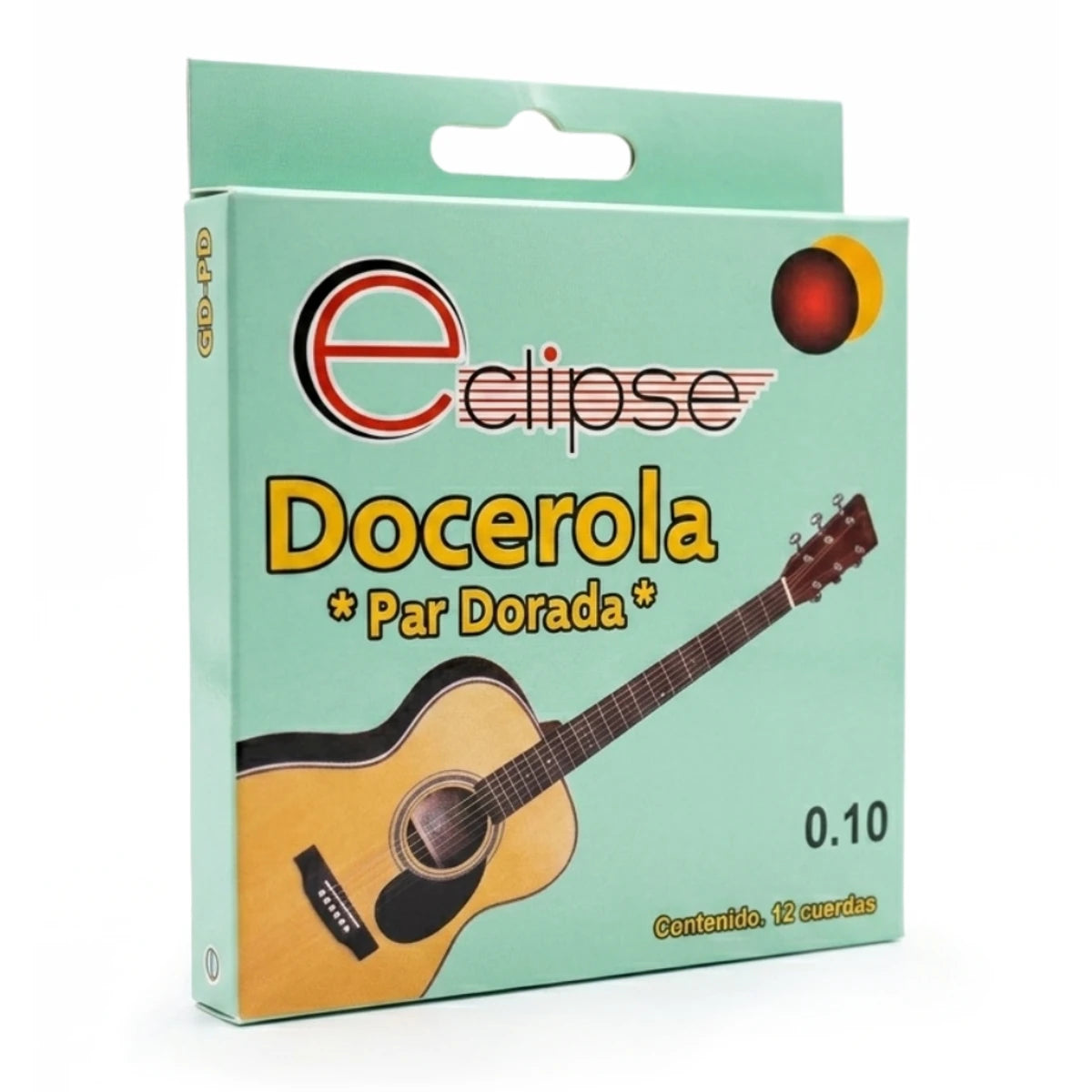 ENCORDADURA ECLIPSE P/GUITARRA 12 CDAS. BRONCE, GD-PD