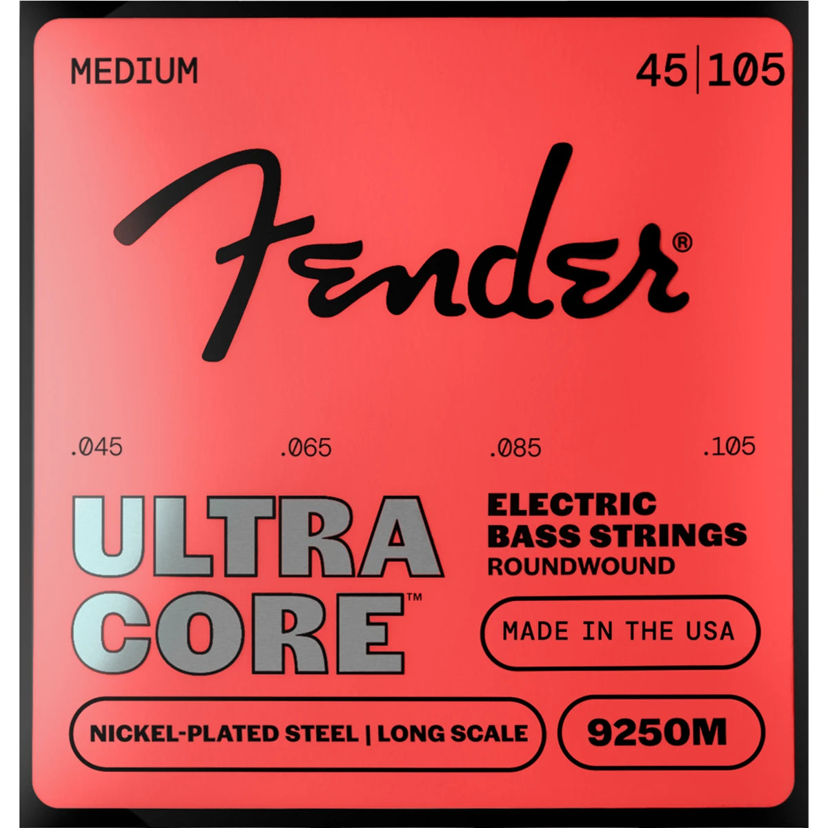 Encordadura Fender Para Bajo 9250M 45-105 Ultracore 0737250706