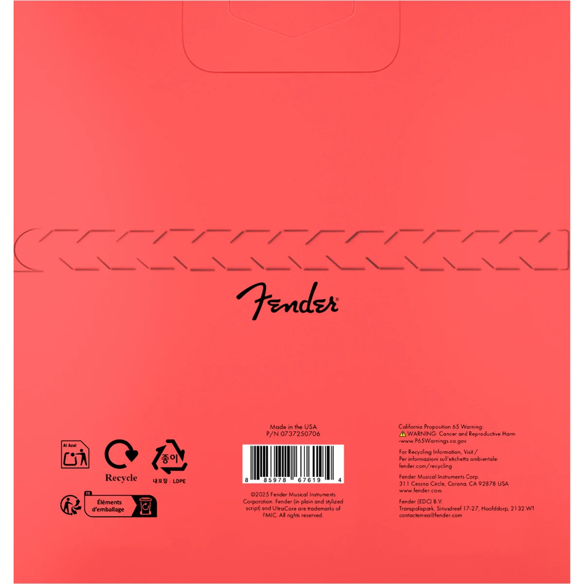 Encordadura Fender Para Bajo 9250M 45-105 Ultracore 0737250706