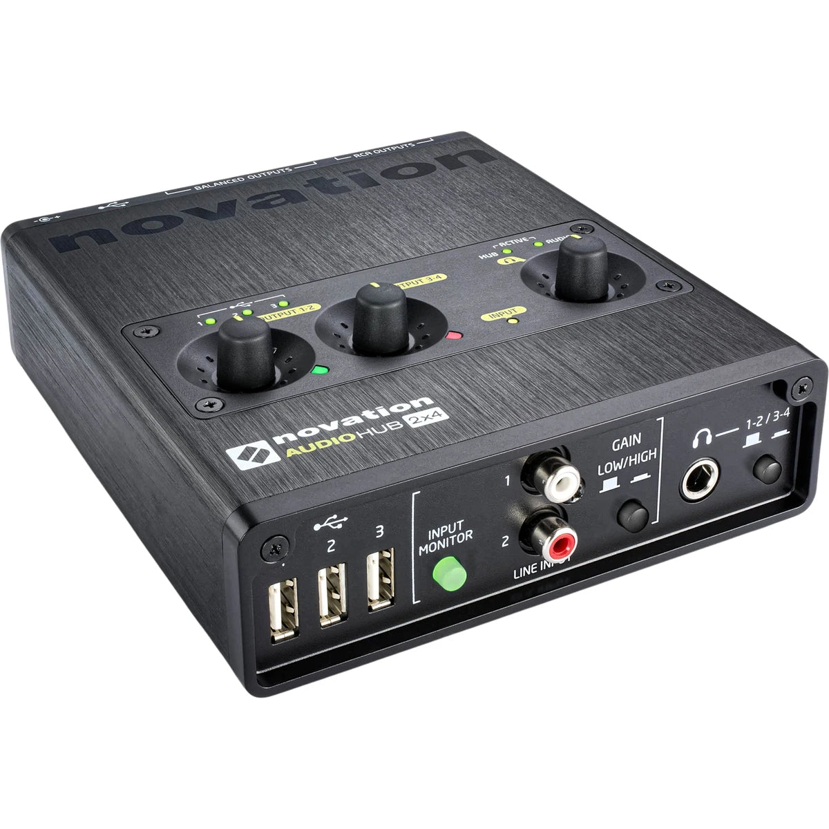 INTERFAZ NOVATION AUDIO HUB 2X4, NOVHUB01