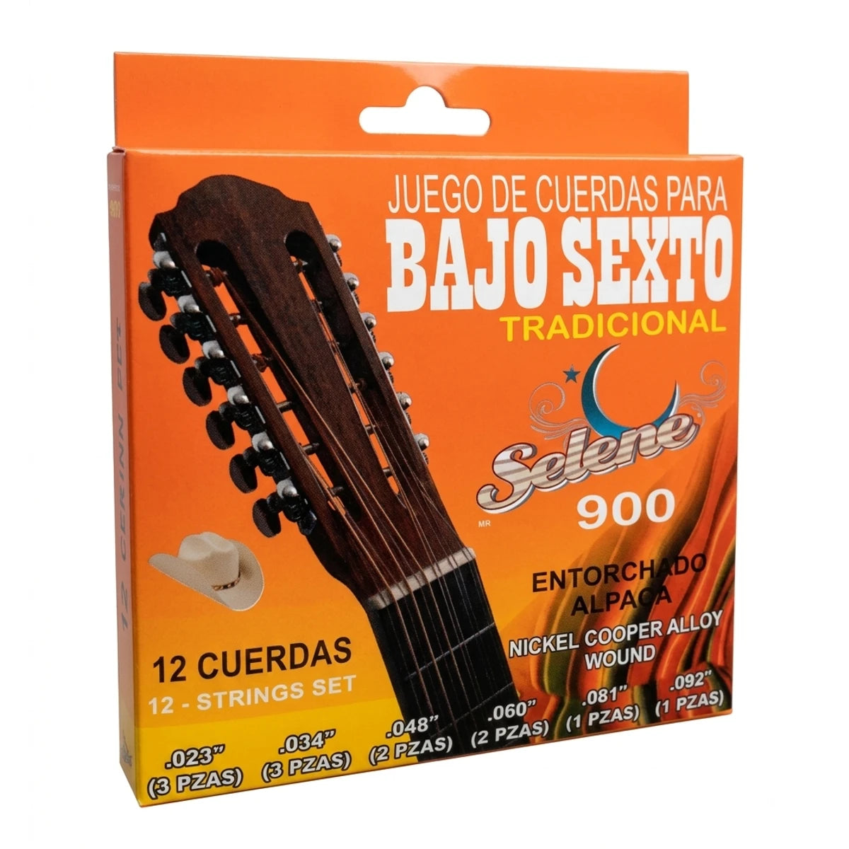 ENCORDADURA SELENE P/BAJO SEXTO, 900-S