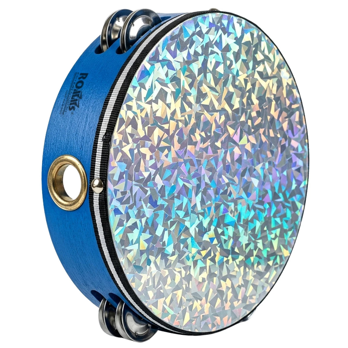 Pandero Romms PAN-08BL Azul 8 Pulgadas