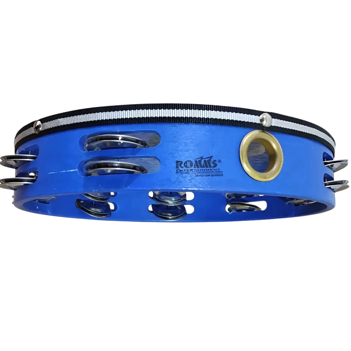 Pandero Romms PAN-08BL Azul 8 Pulgadas