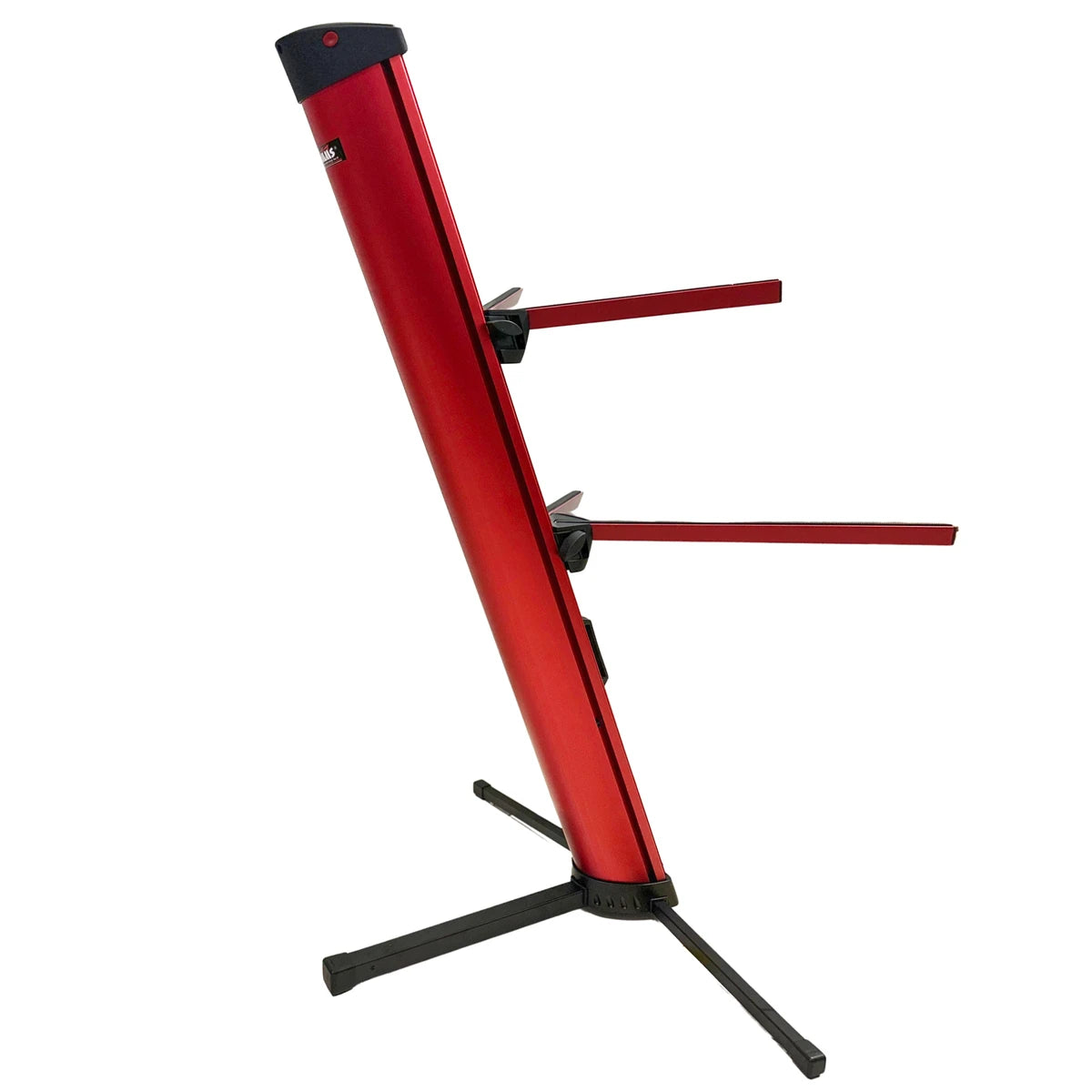 STAND/ATRIL ROMMS P/2 TECLADOS BRAZOS AJUSTABLES ROJO, MS-120RD
