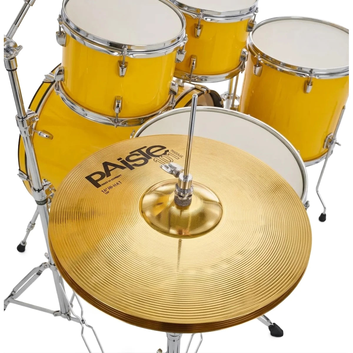 BATERIA YAMAHA ACUSTICA RYDEEN MELLOW YELLOW SHELL CON ATRIL Y PLATILLOS, RDP2F5YLUSET