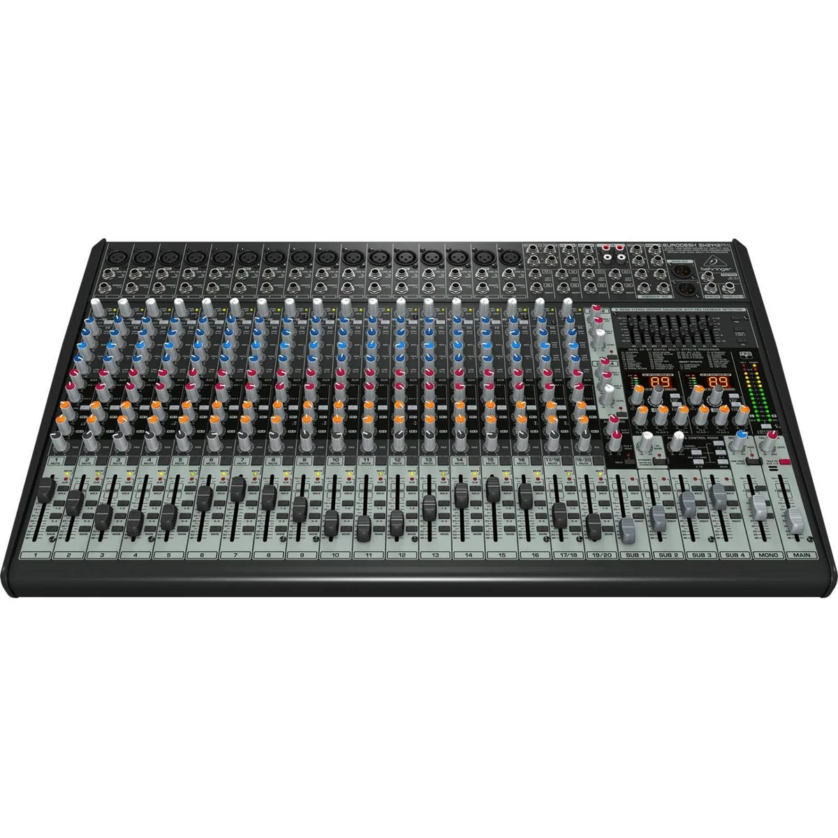 MEZCLADORA BEHRINGER ANALOGA 24 CANALES 16 ENTRADAS PROCESAD. SX2442FX