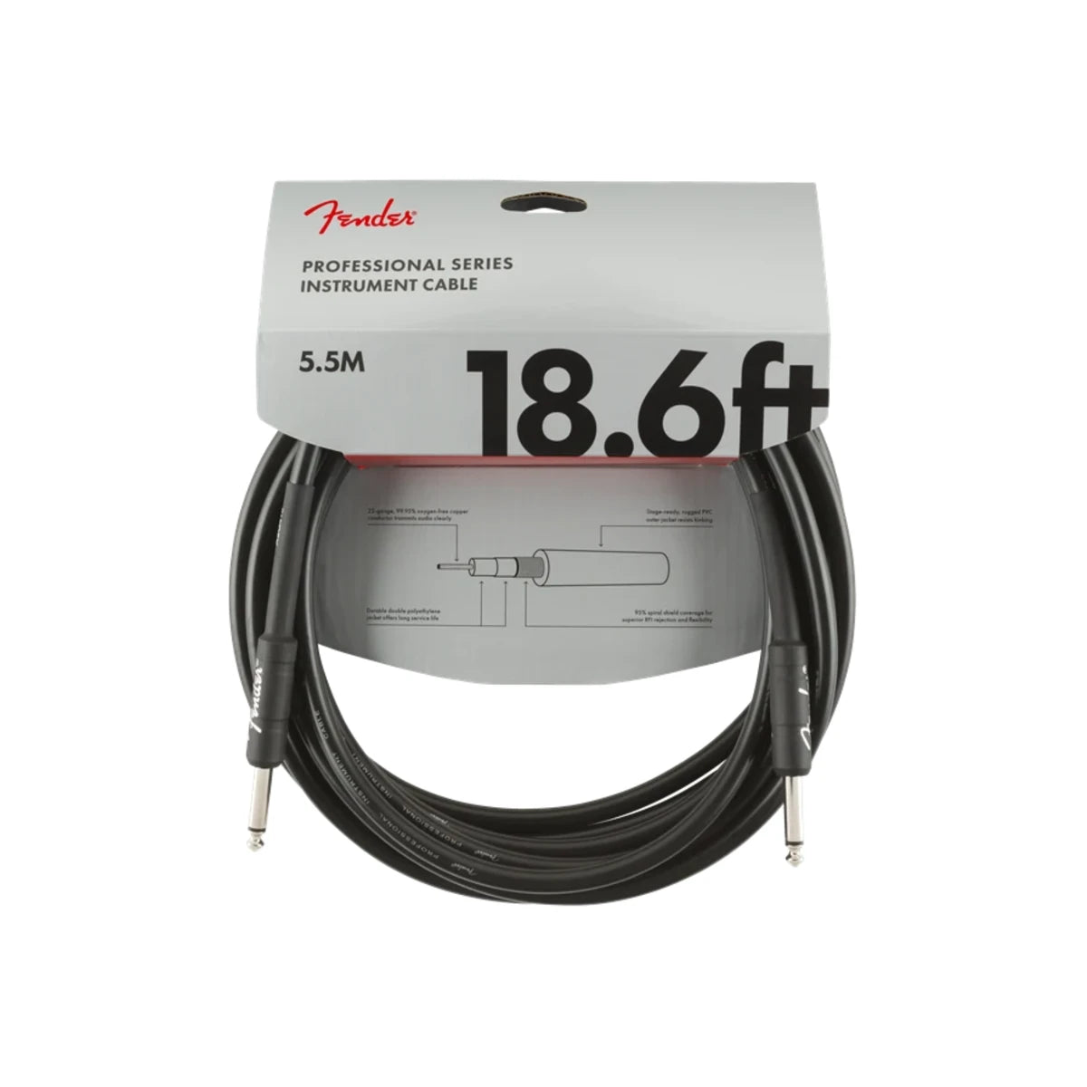 CABLE FENDER P/INSTRUMENTO BLK 5.5 MTS, 0990820020