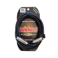 Thumbnail for CABLE SWITCHCRAFT P/MICROFONO CANON A CANON 6 MTS. 52BSW06