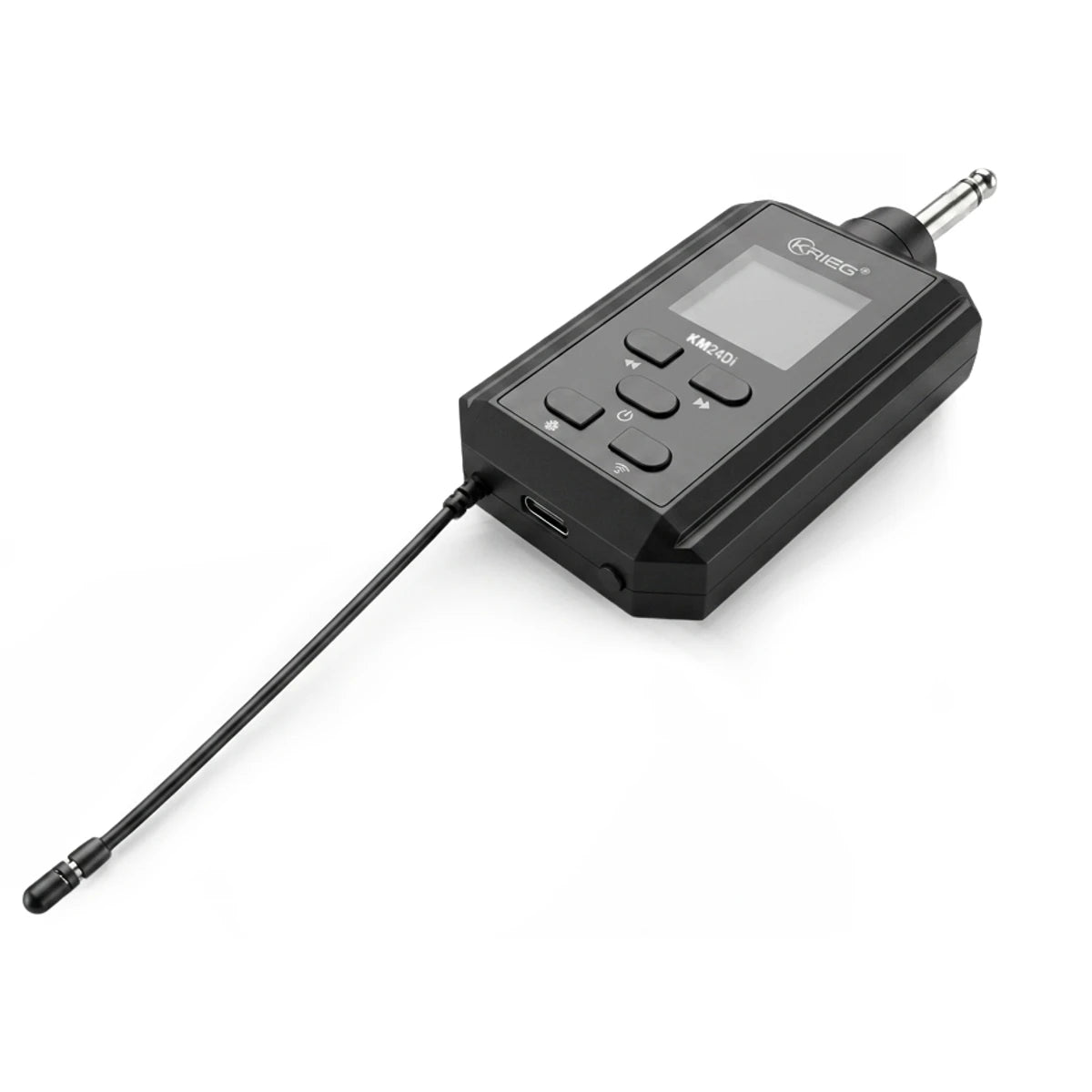 MICROFONO INALAMBRICO KRIEG DIGITAL DE MANO UHF 16CH RECARGABLE(631-643-646-658 Mhz), KM-24Di