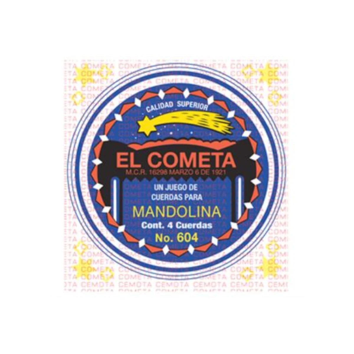 Encordadura El Cometa 604 Para Mandolina Con Borla