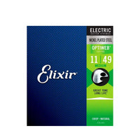 Thumbnail for Encordadura Elixir 19102 Para Guitarra Electrica Medium 011-049