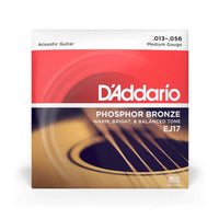 Thumbnail for ENCORDADURA D ADDARIO P/GUITARRA ELECTROACUSTICA 013-056, EJ-17