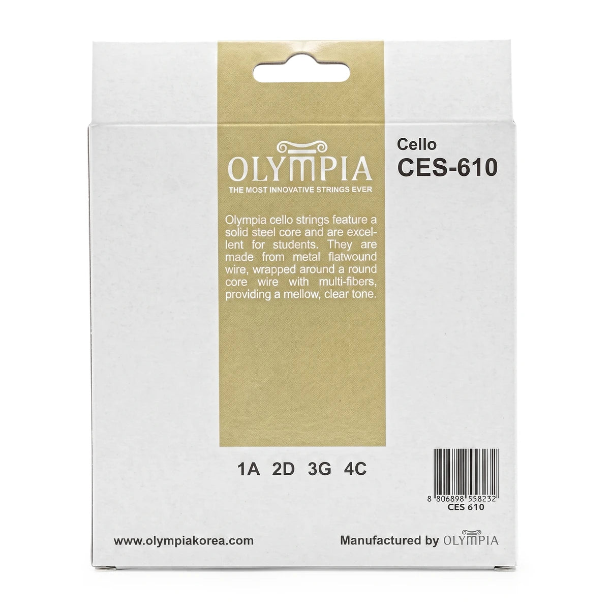 Encordadura Olympia CES-610 Para Chelo 4 Cuerdas