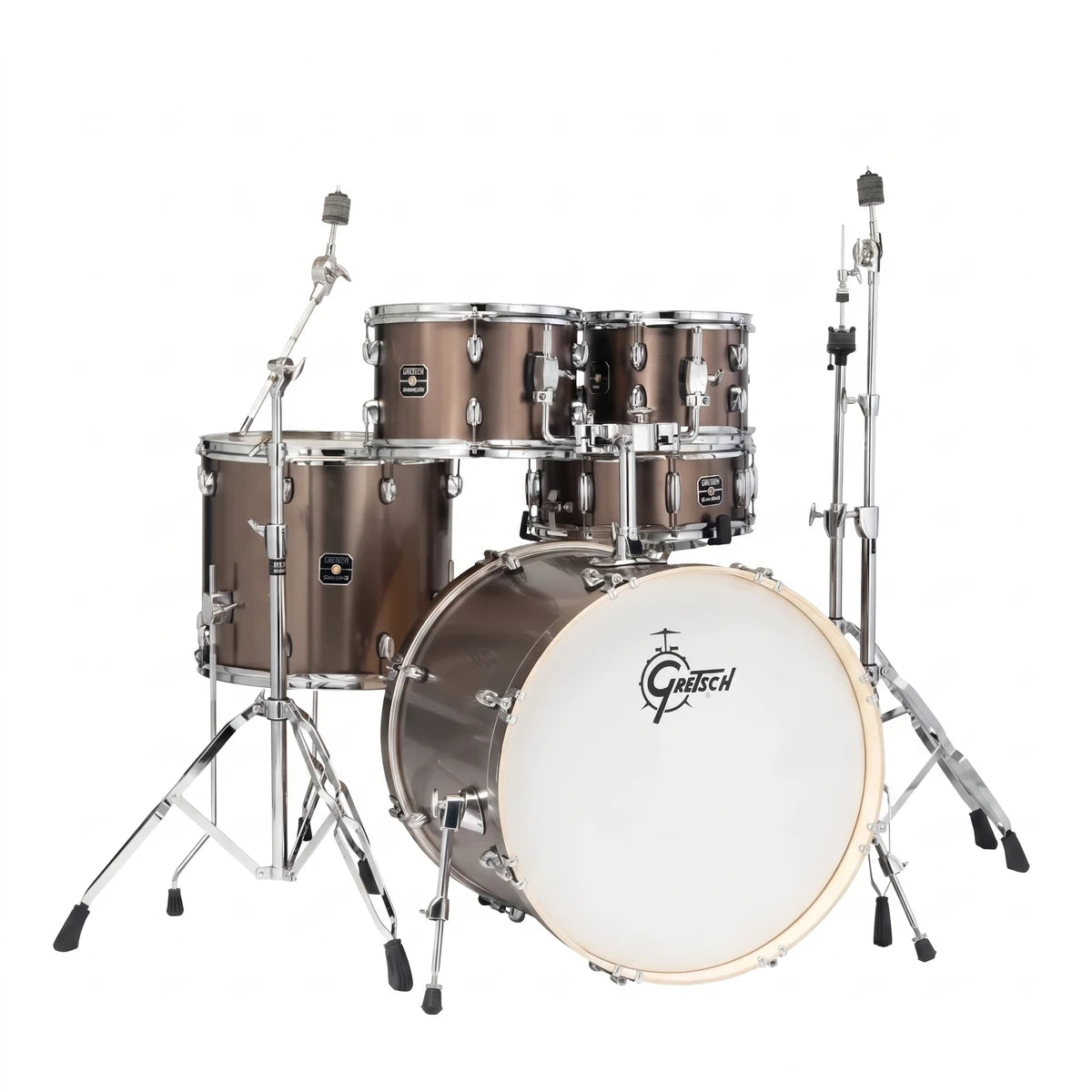 BATERIA GRETSCH ACUSTICA GREY STEEL ENERGY 22, IPGRTGE4E825GRY
