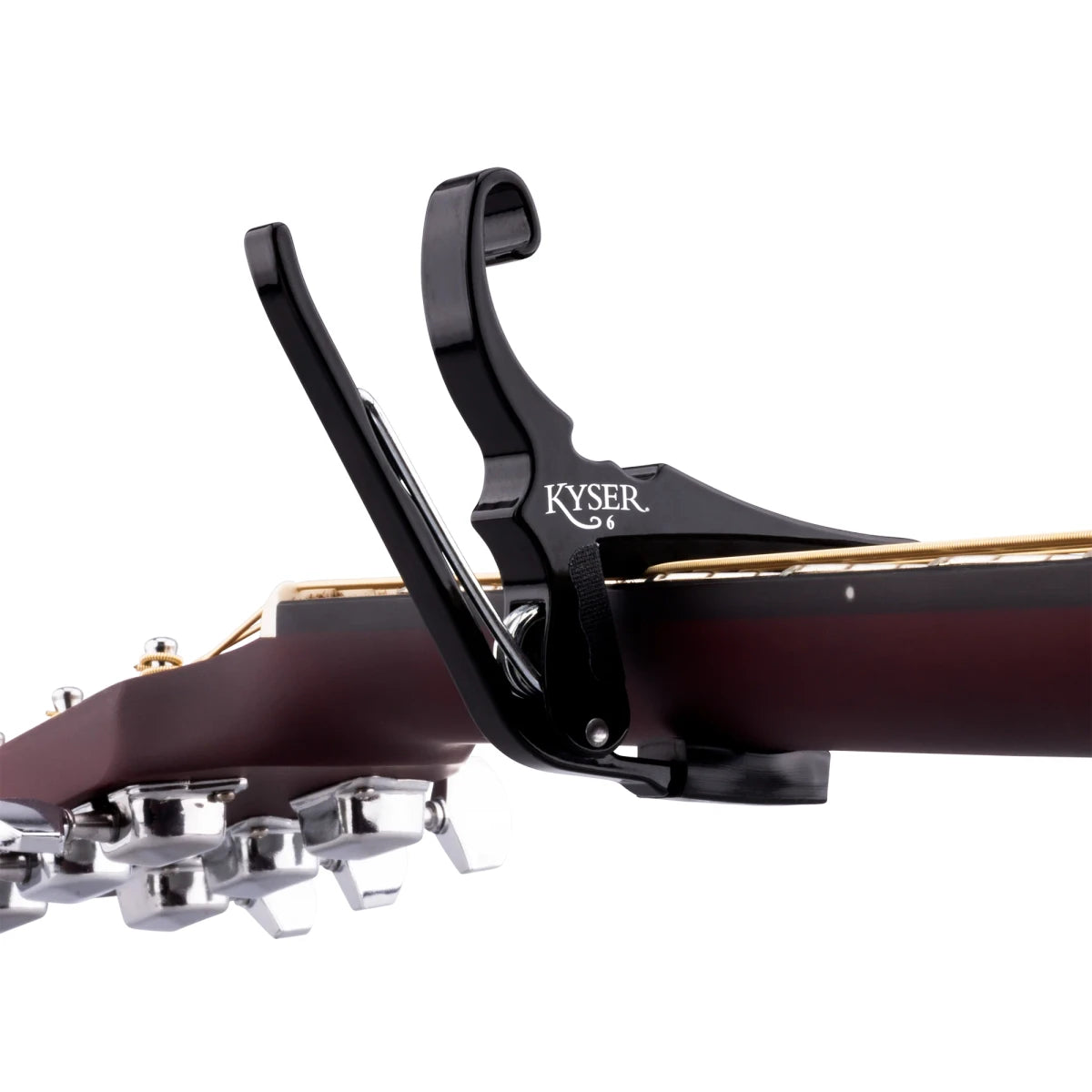 Capo Kyser KG6BA Para Guitarra Acustica Negro