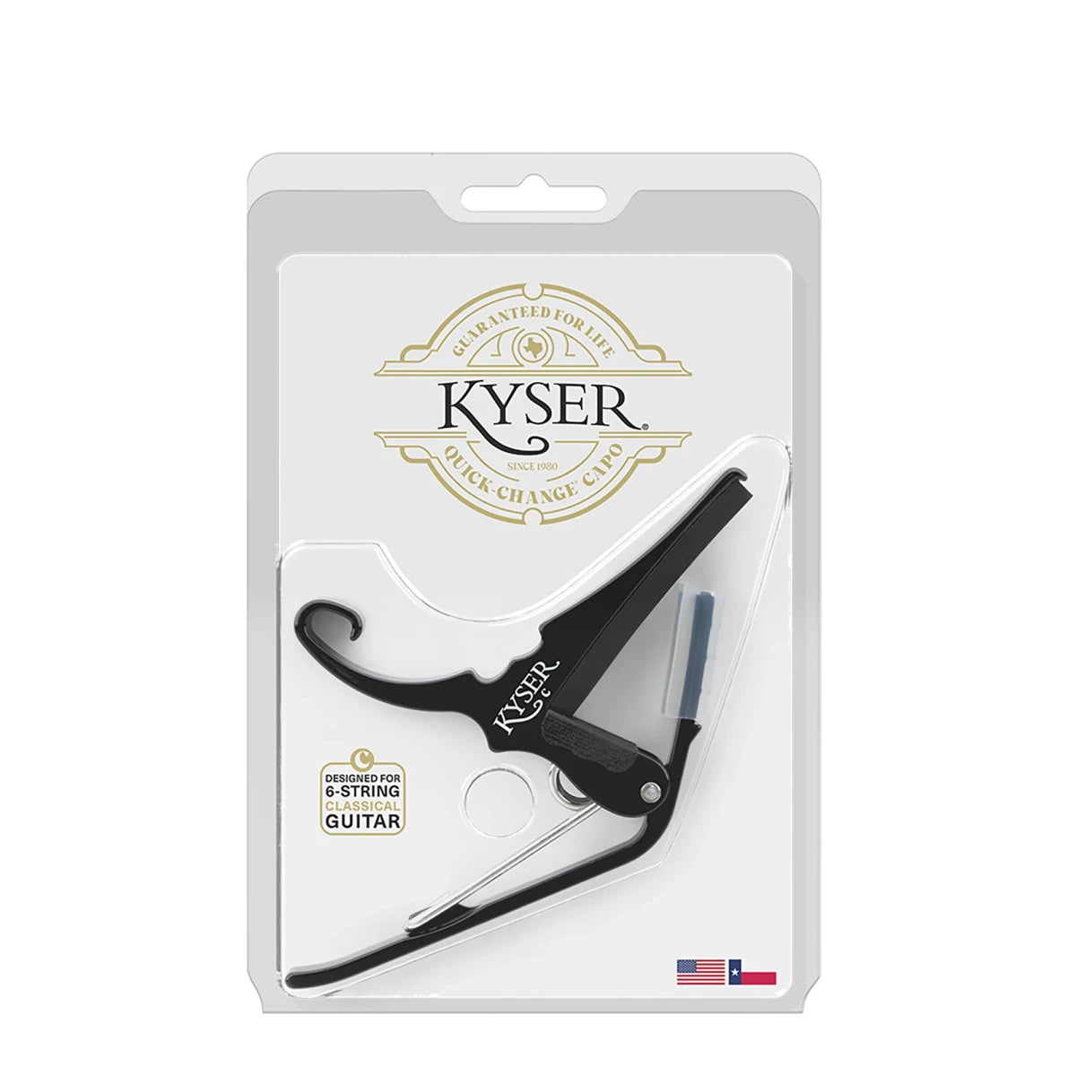 Capo Kyser KGCBA-I Para Guitarra Clasica Negro