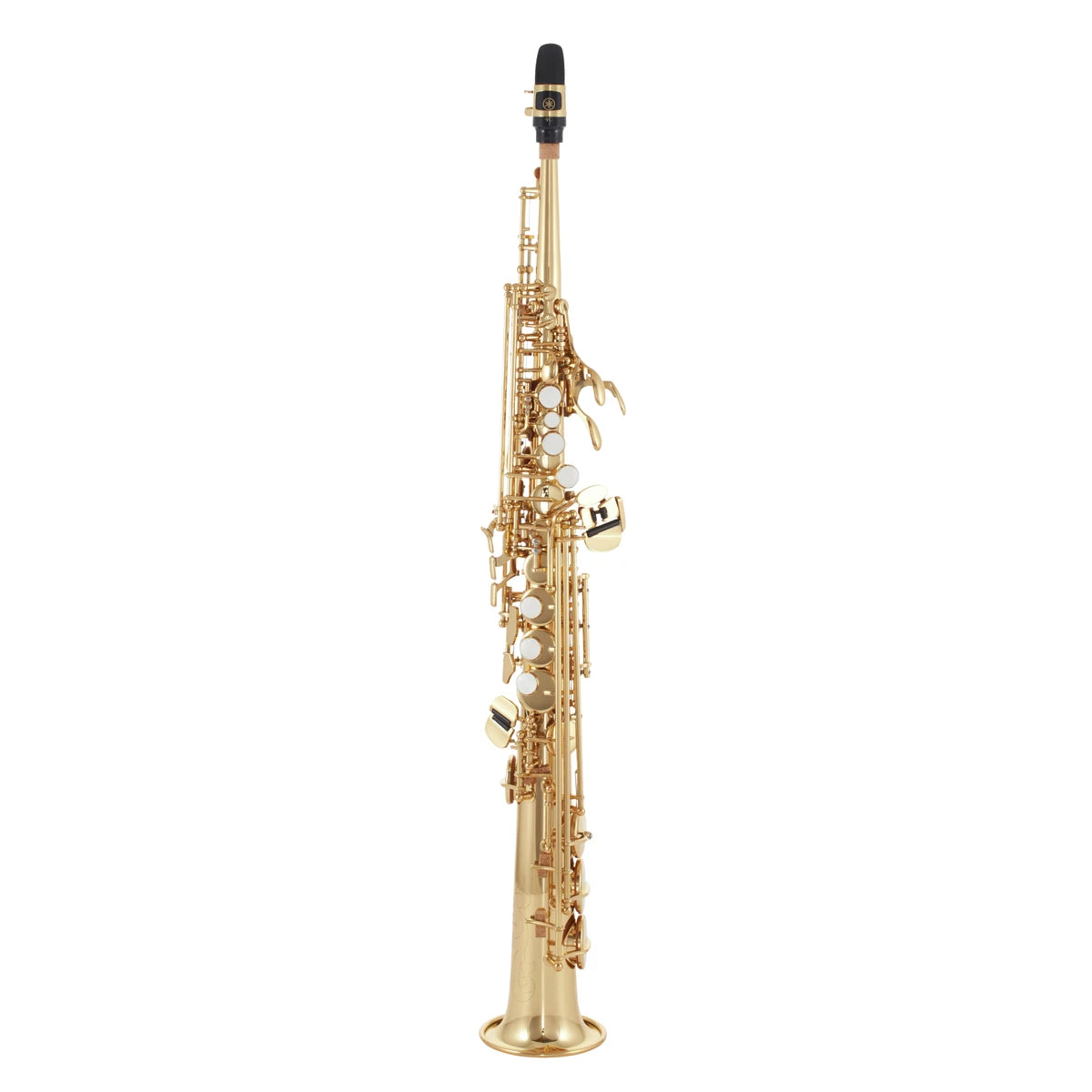 SAXOFON SOPRANO YAMAHA INTERMEDIO C/LLAVE DE FA# Y FA FRONTAL,YSS475II