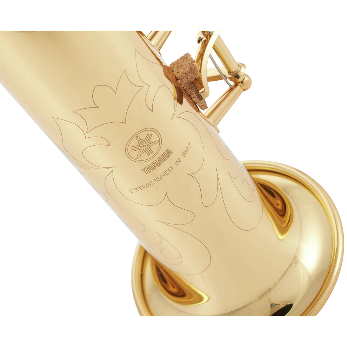SAXOFON SOPRANO YAMAHA INTERMEDIO C/LLAVE DE FA# Y FA FRONTAL,YSS475II