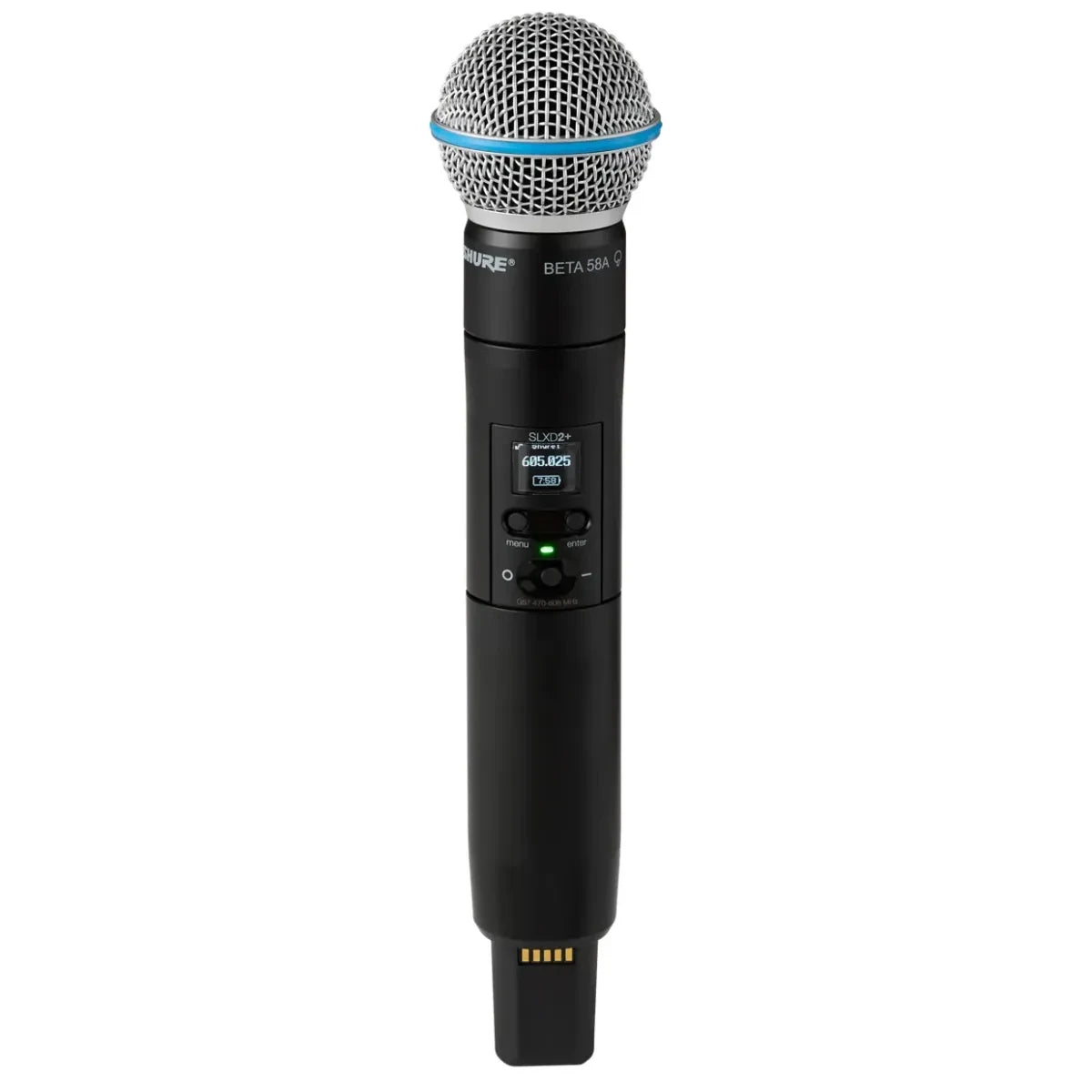 Sistema Inalámbrico Shure SLXD24+/B58 Con Microfono Para Voz Capsula BETA58