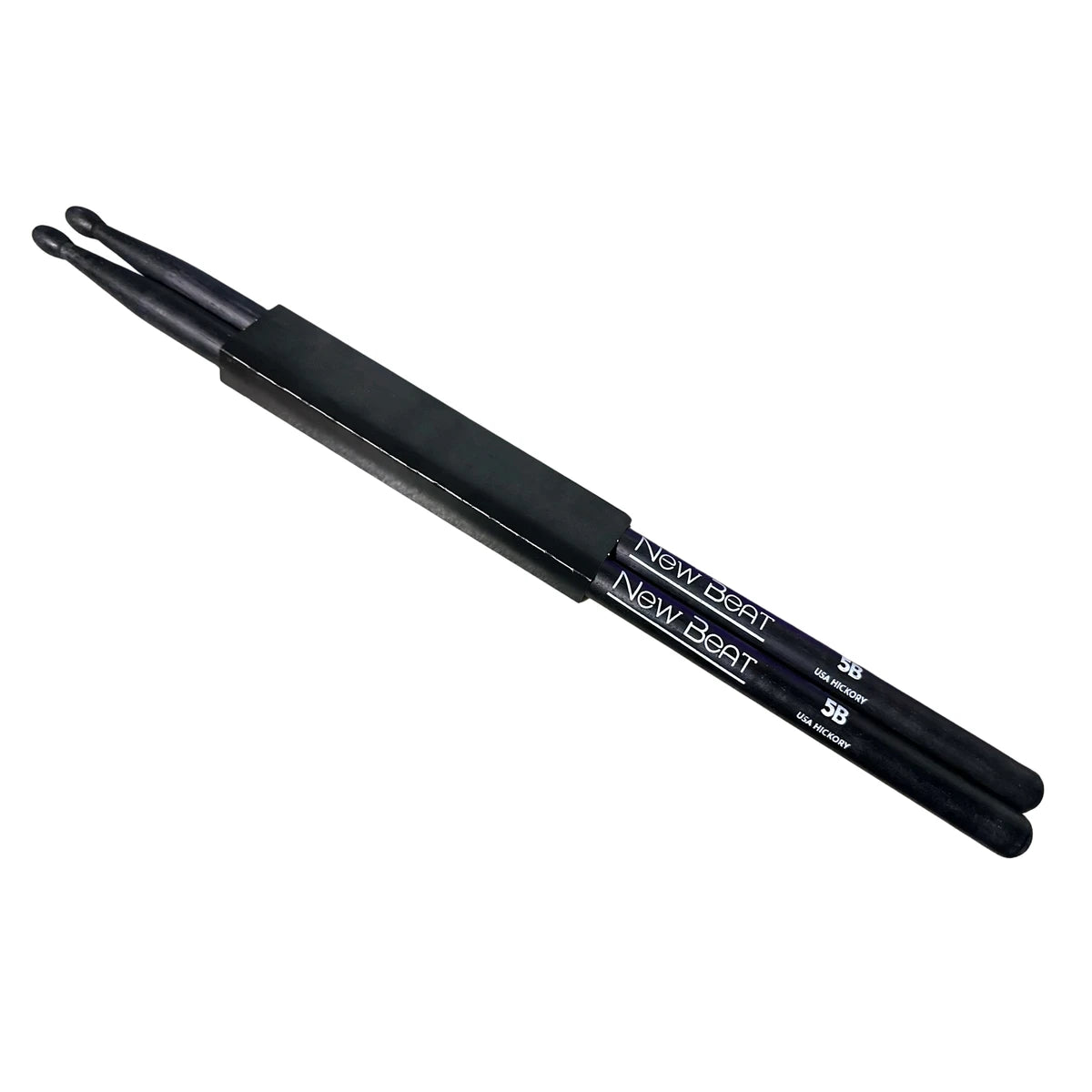 Baquetas New Beat NB-5BB Negra 5B Punta De Medera