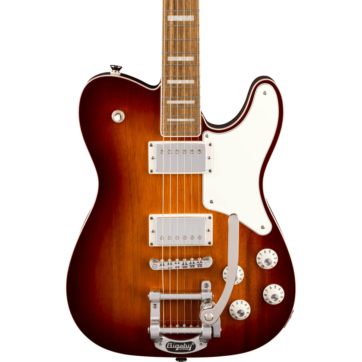 Guitarra Electrica Fender Paranormal Troublemaker Telecaster Bigsby Sunburst 0377065542