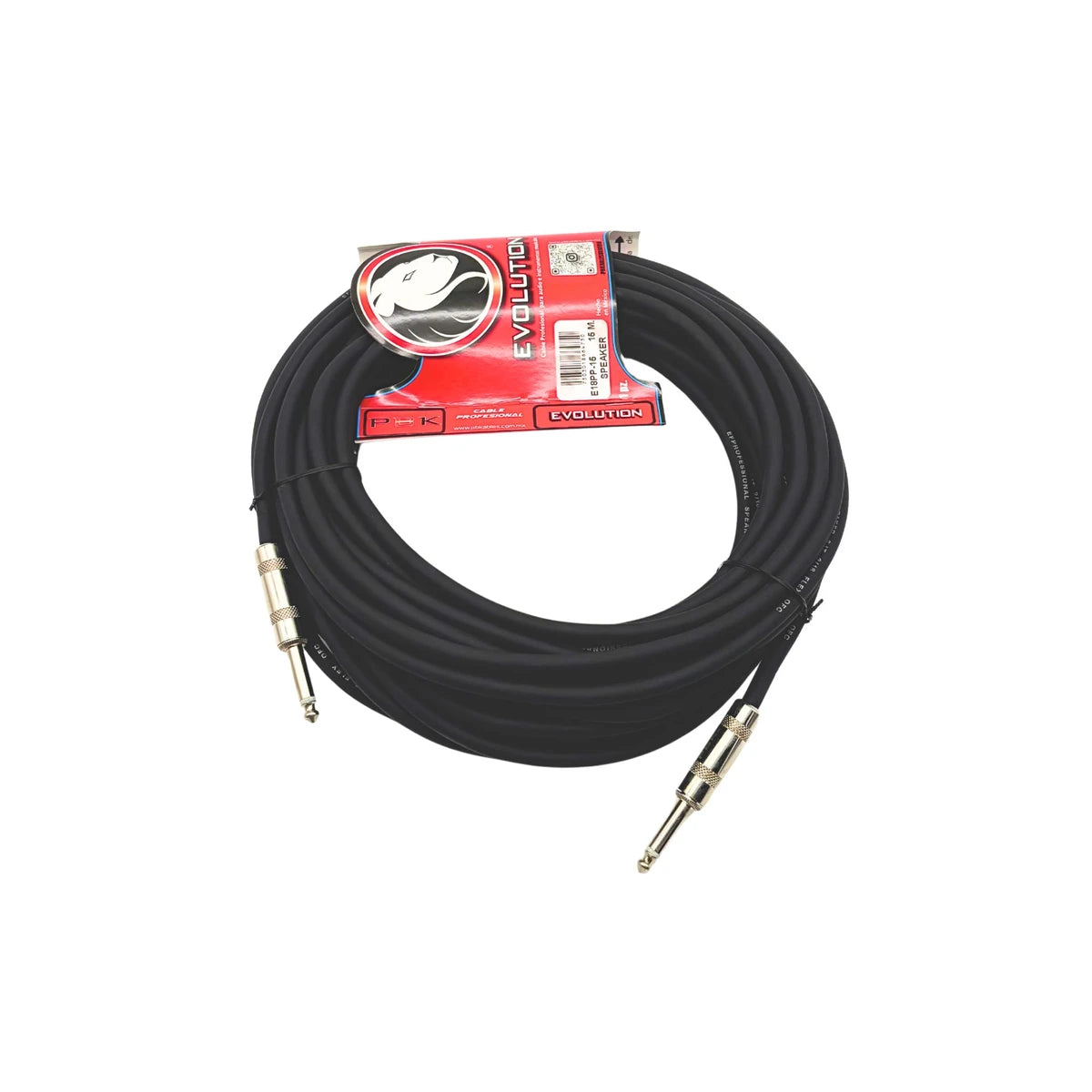CABLE P/BAFLE EVOLUTION PLUG A PLUG 15 MTS., E18PP-15