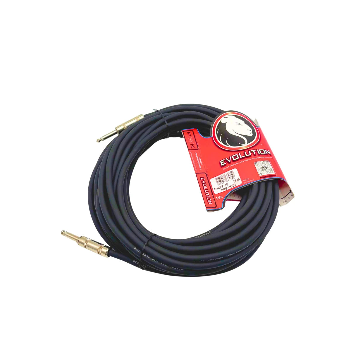 CABLE P/BAFLE EVOLUTION PLUG A PLUG 15 MTS., E18PP-15