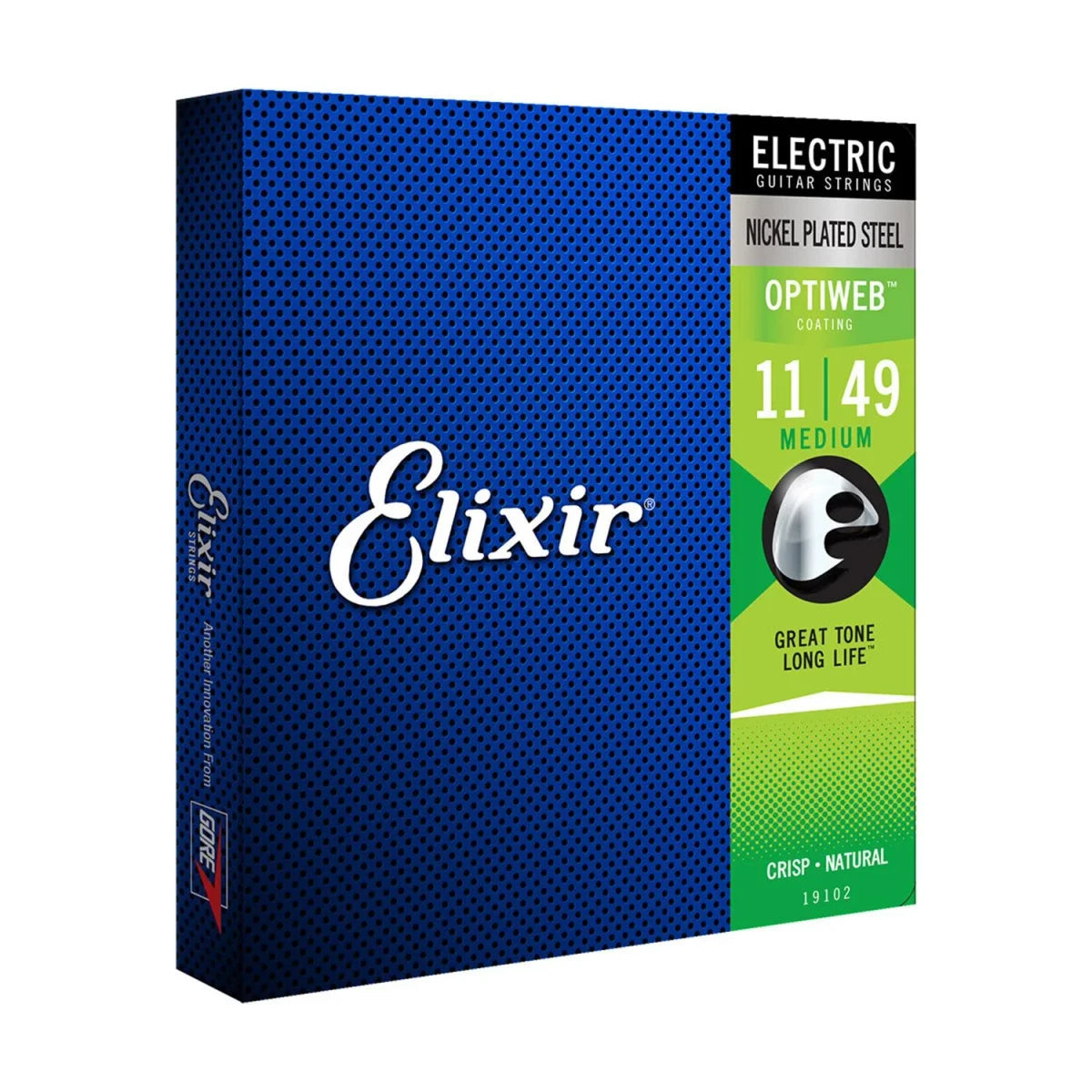 Encordadura Elixir 19102 Para Guitarra Electrica Medium 011-049
