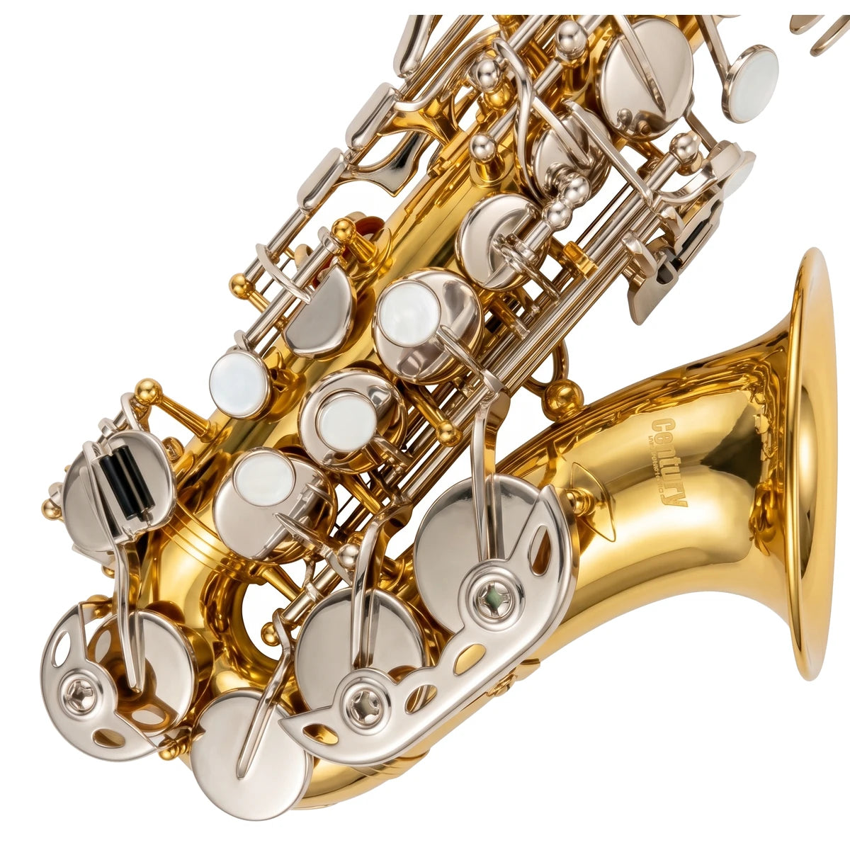 Saxofon Soprano Century CNSX002 Curvo Sib Combinado LAC-NIQ310L/N