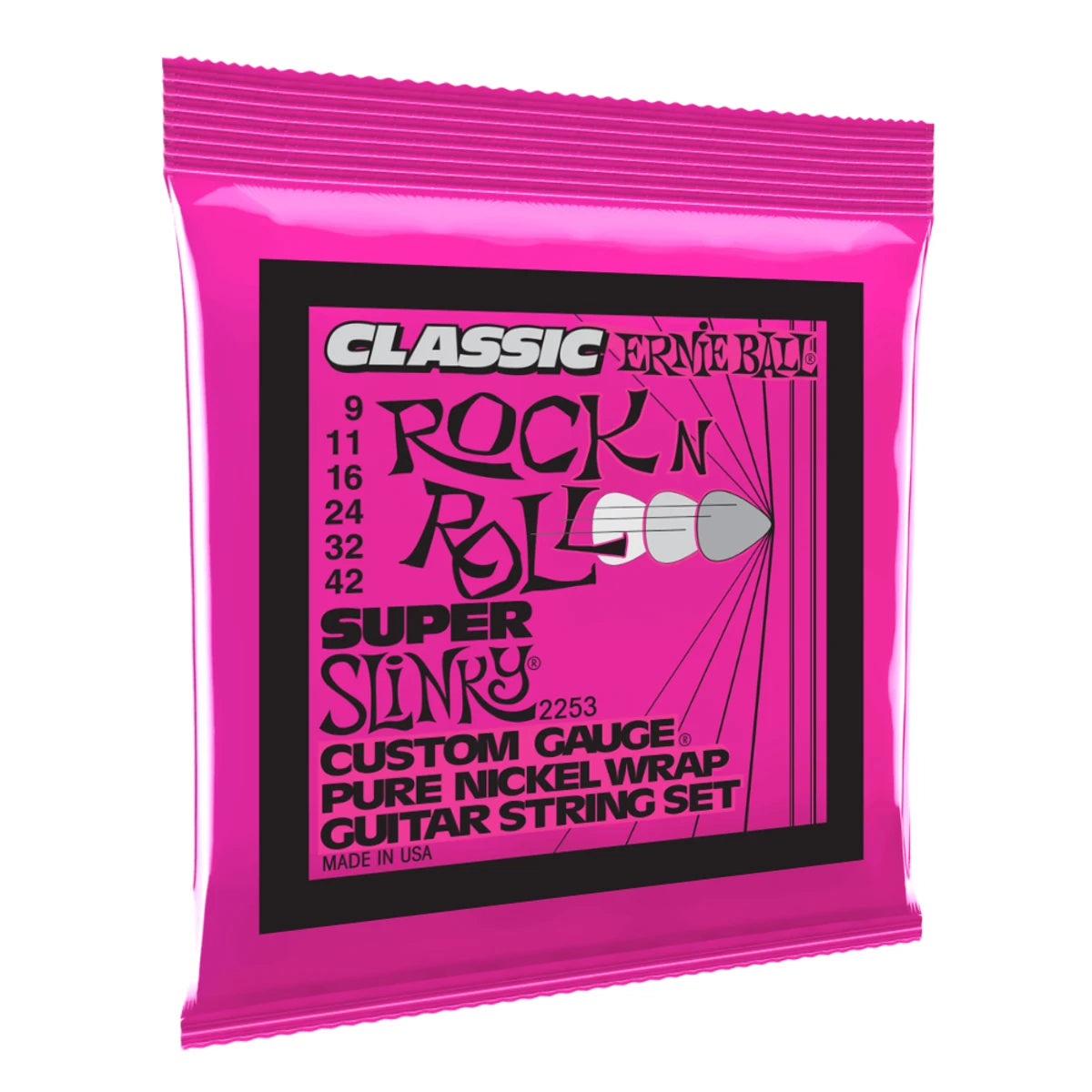 Encordadura Ernie Ball Para Guitarra Electrica Classic Super Slinky 2253
