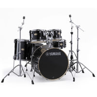 Thumbnail for Bateria Yamaha SBP2FS5RB Stage Custom Raven Black 5 Piezas Sin Platillos