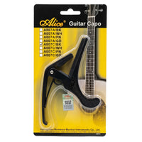 Thumbnail for Capotrasto Alice A007C/BK Para Guitarra Clasica De Pinza