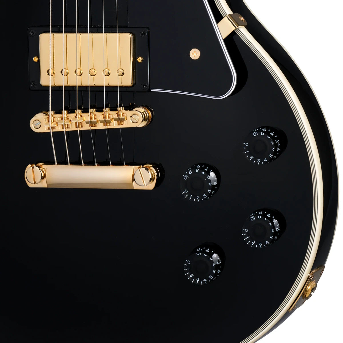 Guitarra Electrica Epiphone ECLPCEBGH1 Les Paul Custom Ebony Con Estuche