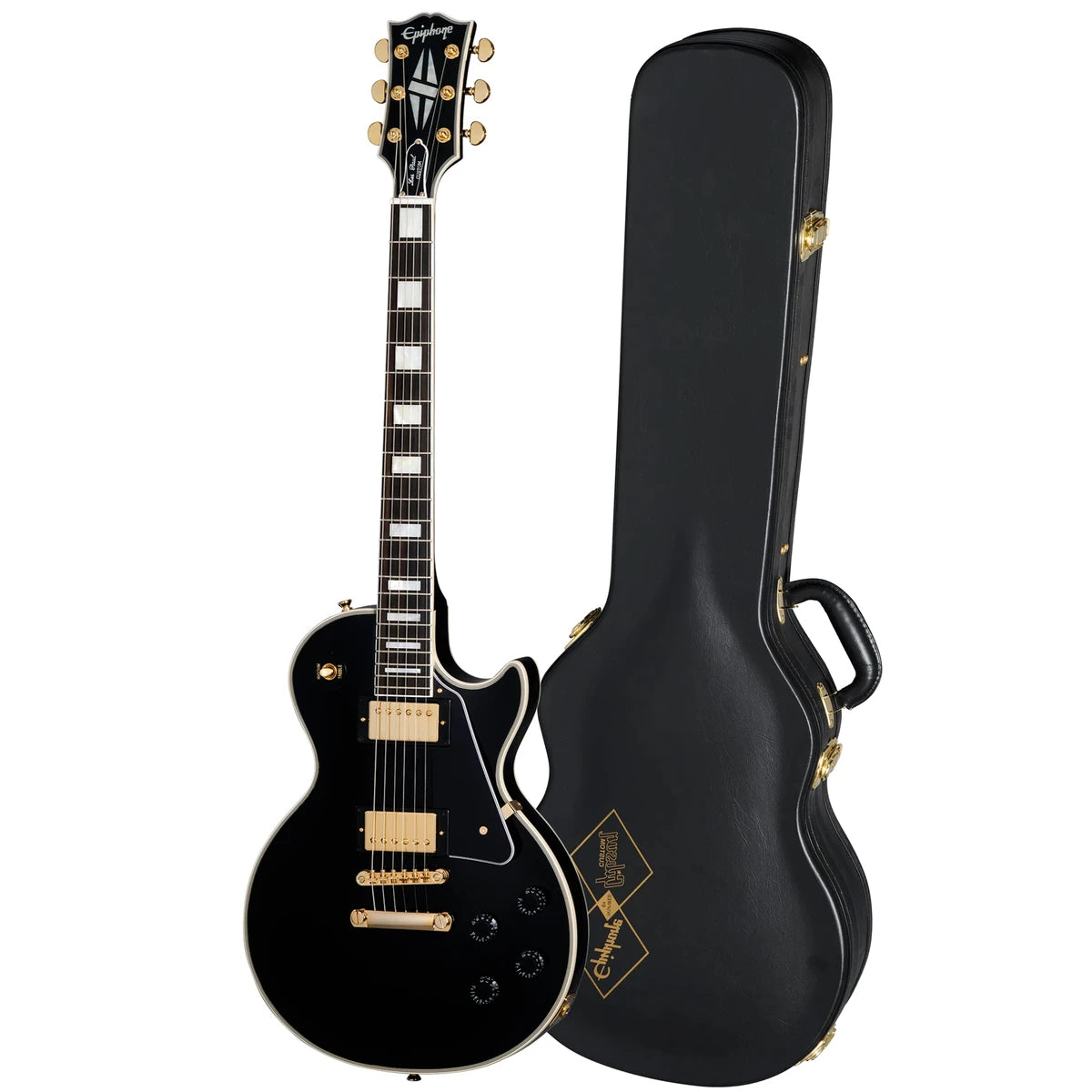 Guitarra Electrica Epiphone ECLPCEBGH1 Les Paul Custom Ebony Con Estuche