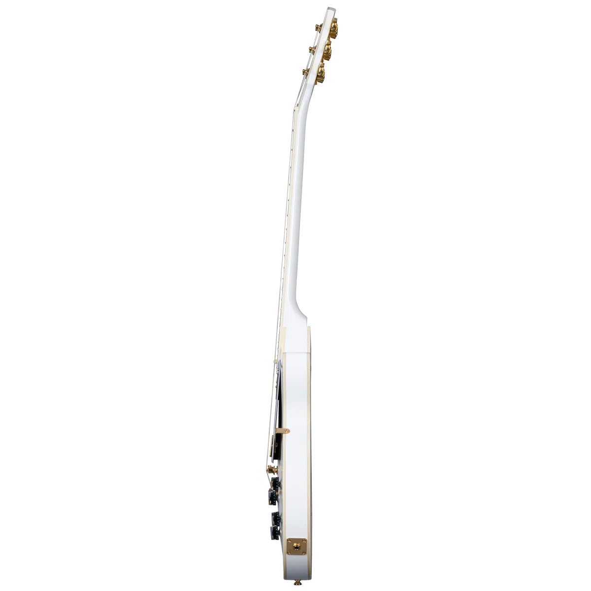 Guitarra Electrica Epiphone ECLPCAWGH1 Les Paul Custom Alpine Blanca Inspirada Por Gibson