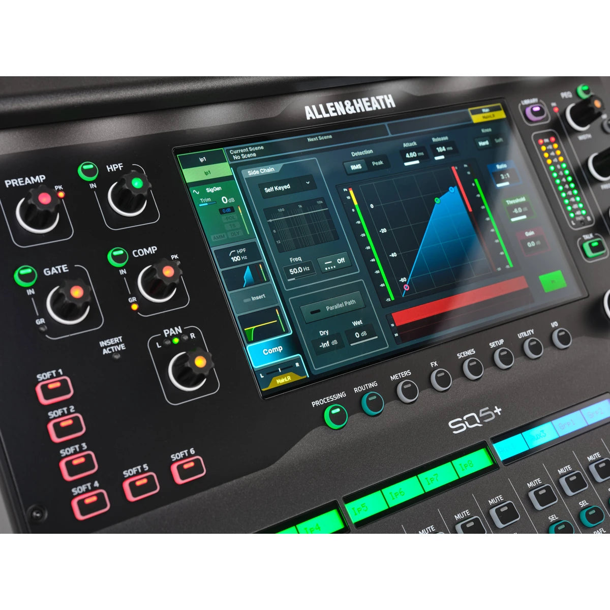 Mezcladora Digital Allen & Heath SQ-5+ De 48 Canales