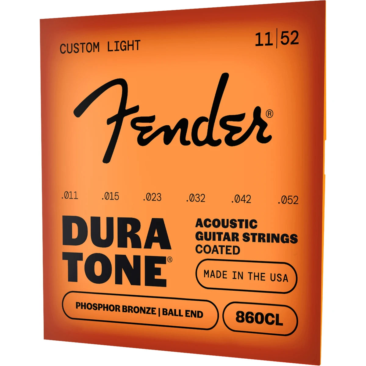 ENCORDADURA FENDER DURATONE 860CL CTD PHOSPHOR BRONZE 11-52,0730860405