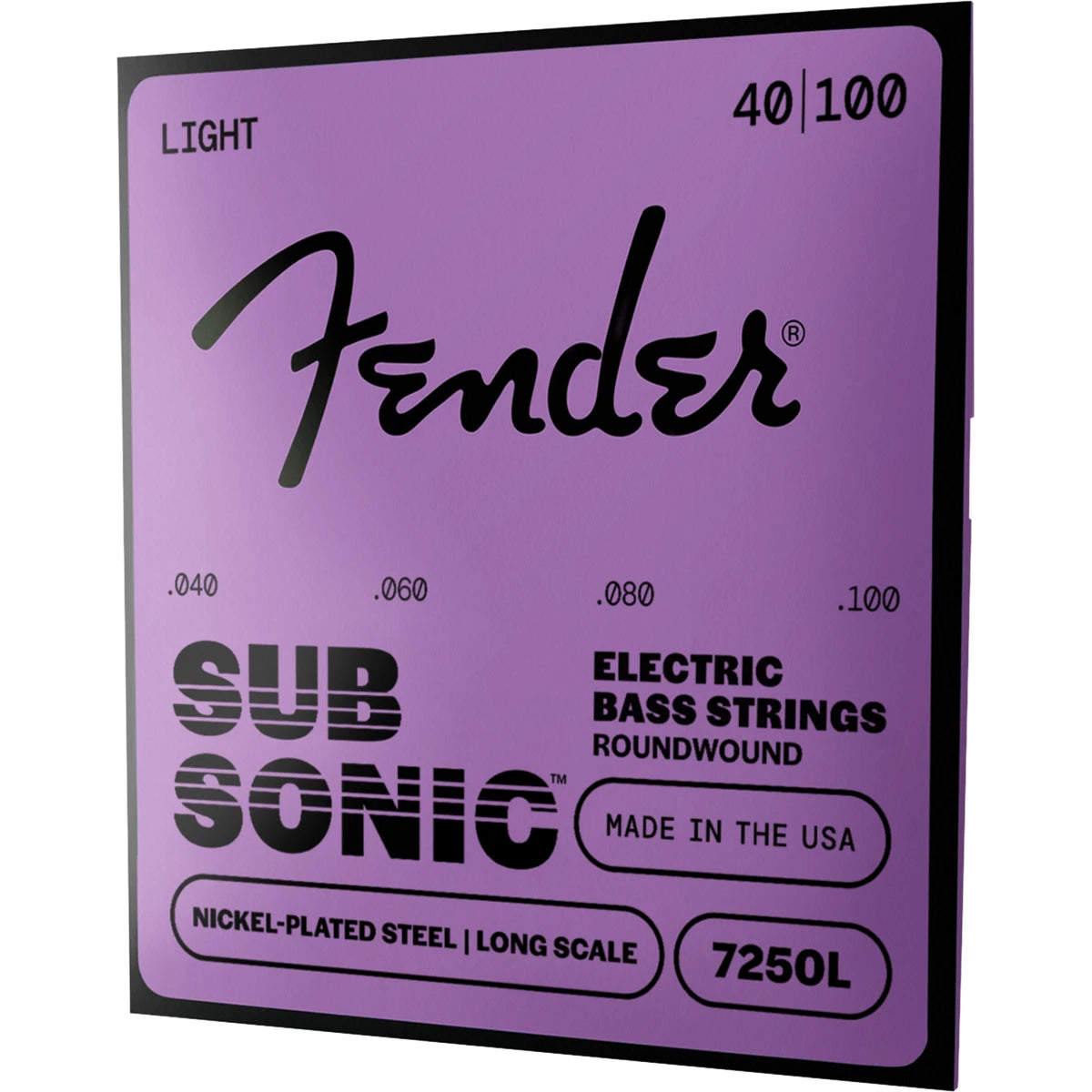 ENCORDADURA FENDER P/BAJO ELECTRICO 4CDAS. 7250L .040-.100, 0737250403