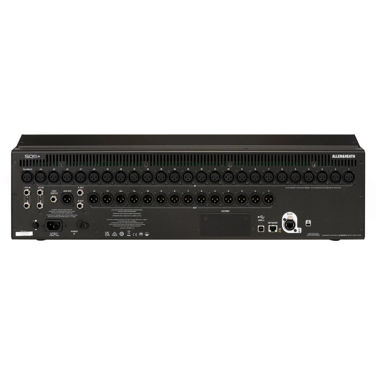 Mezcladora Digital Allen & Heath SQ-6+ De 48 Canales