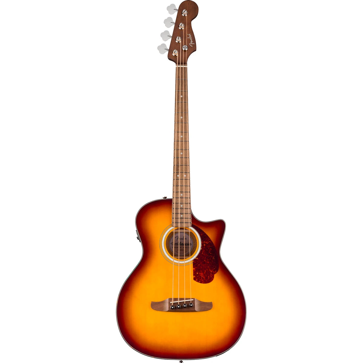 Bajo Electroacustico Fender California Deluxe Kingman 4 Cuerdas Honey Sunburst 0974790542
